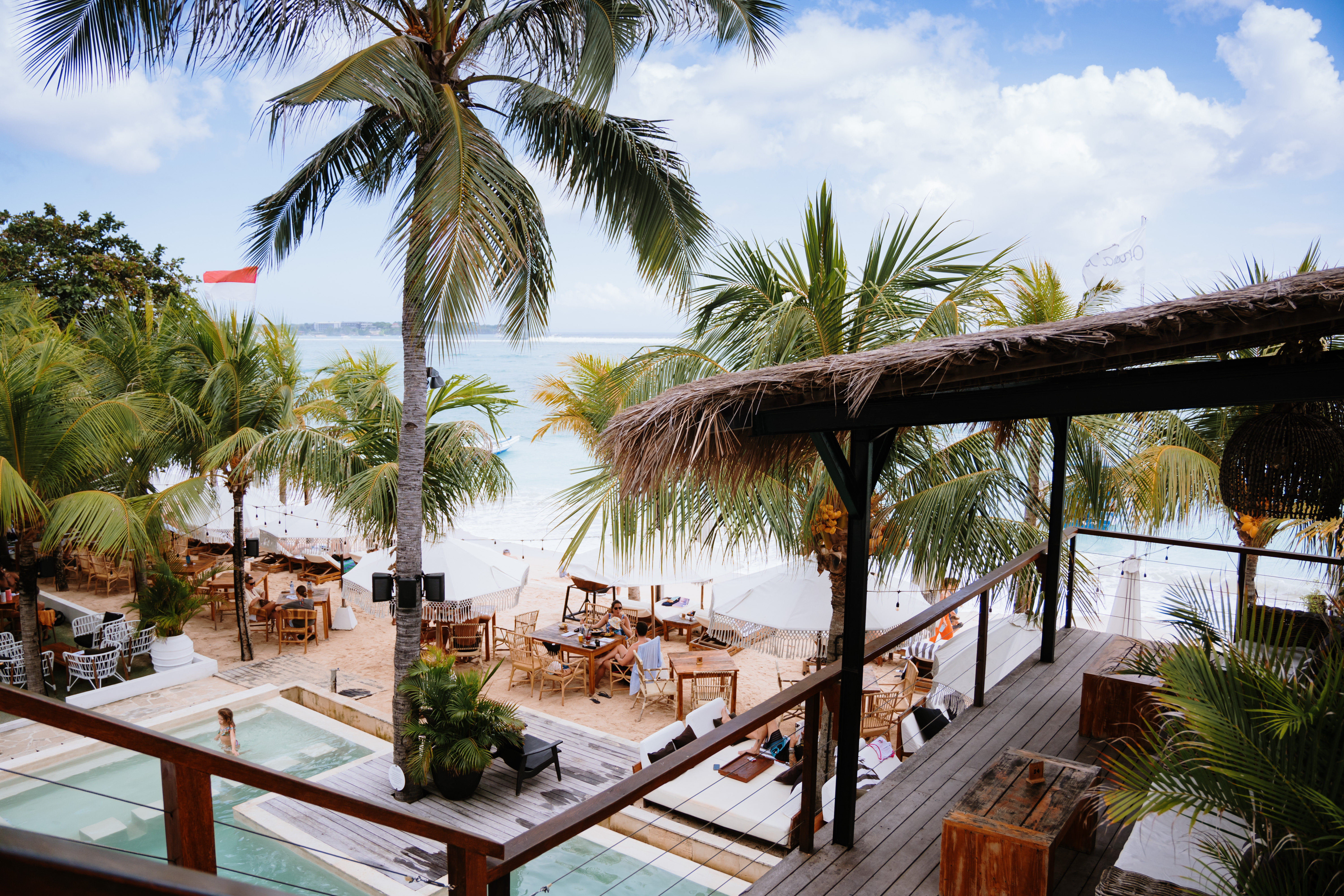 Terrace overlooking the sea