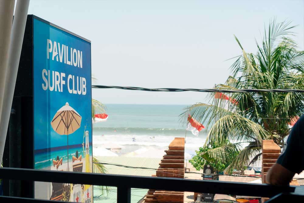 Beachside Pavilion sign