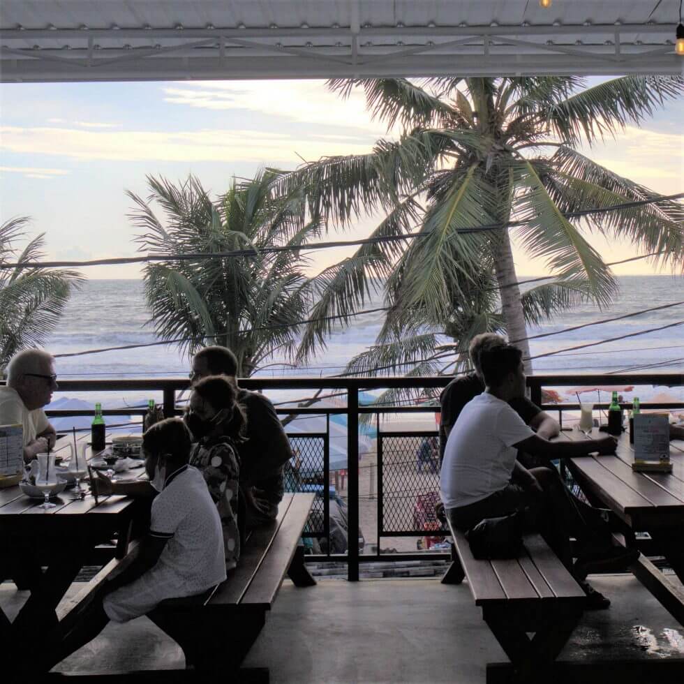 Time-of-day atmosphere at Pavilion Surf Club.