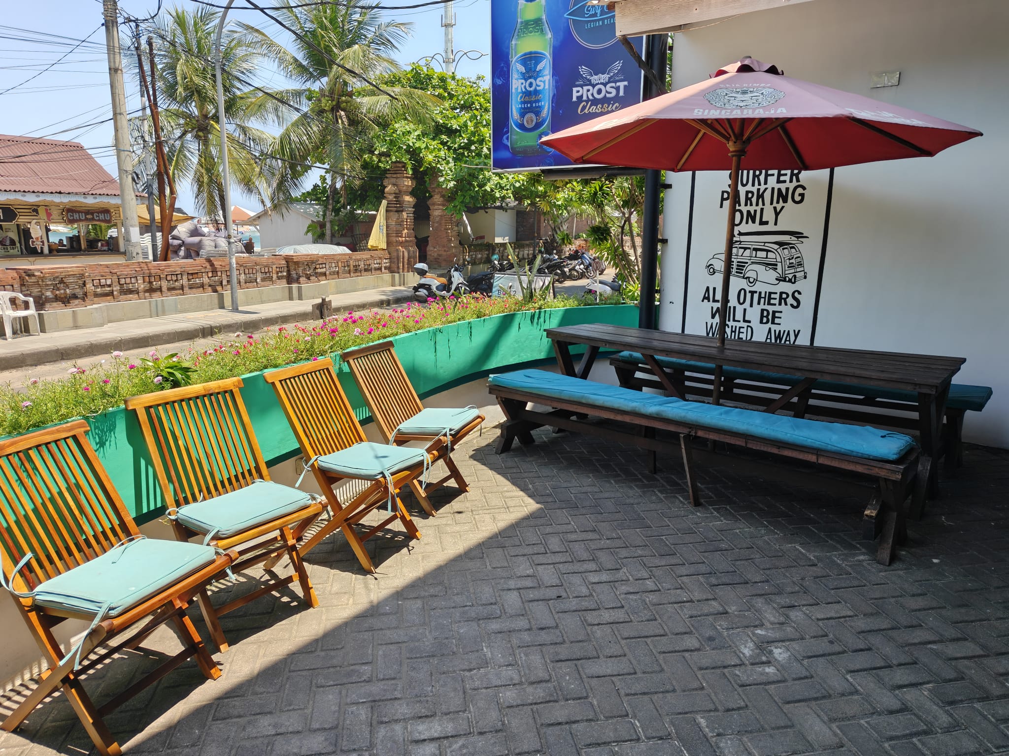 Street-Side Bench