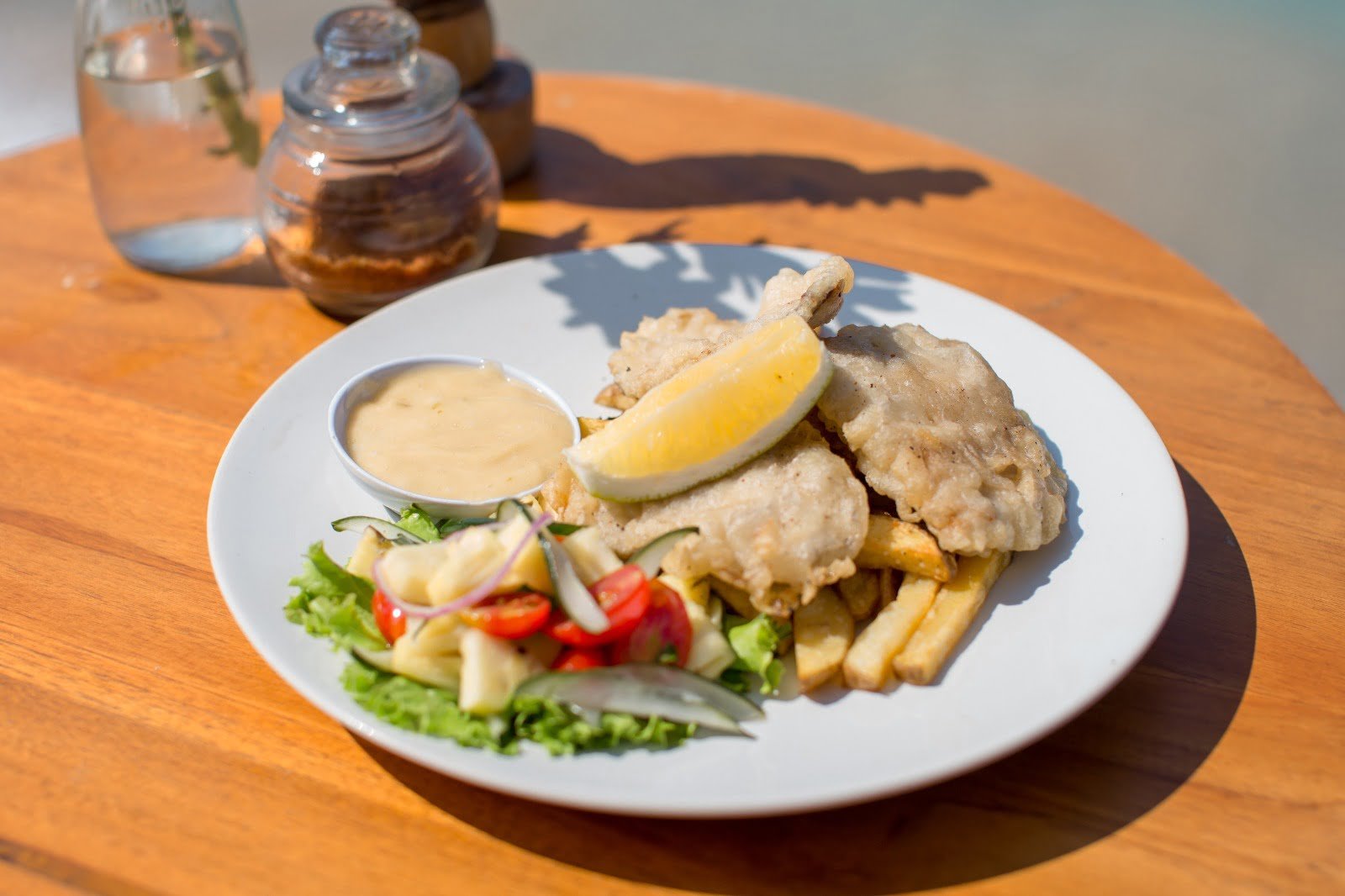 Plated dish