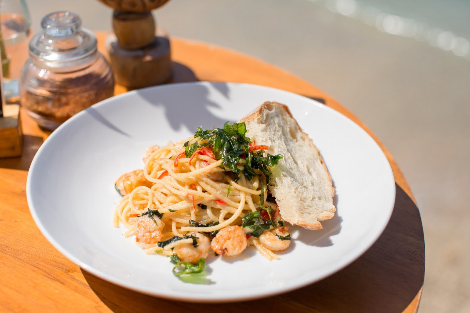 A pasta dish