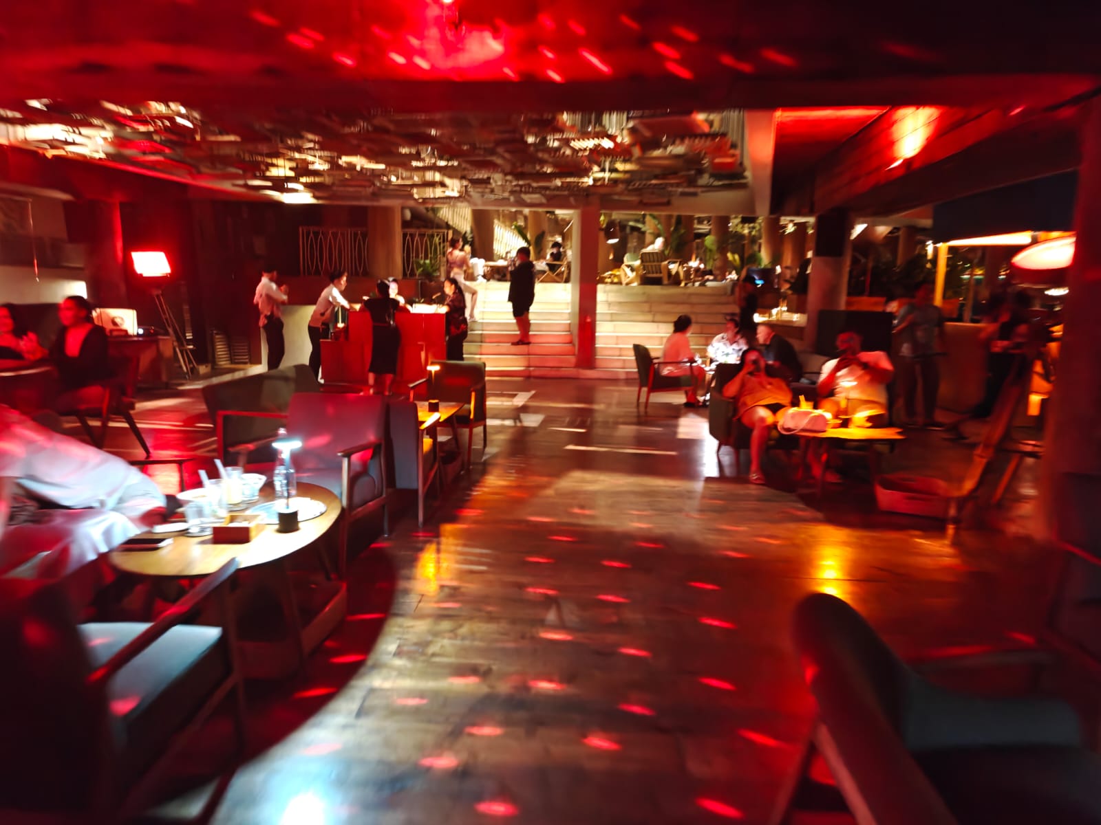 Photogenic venue scene at Potato Head Beach Club.