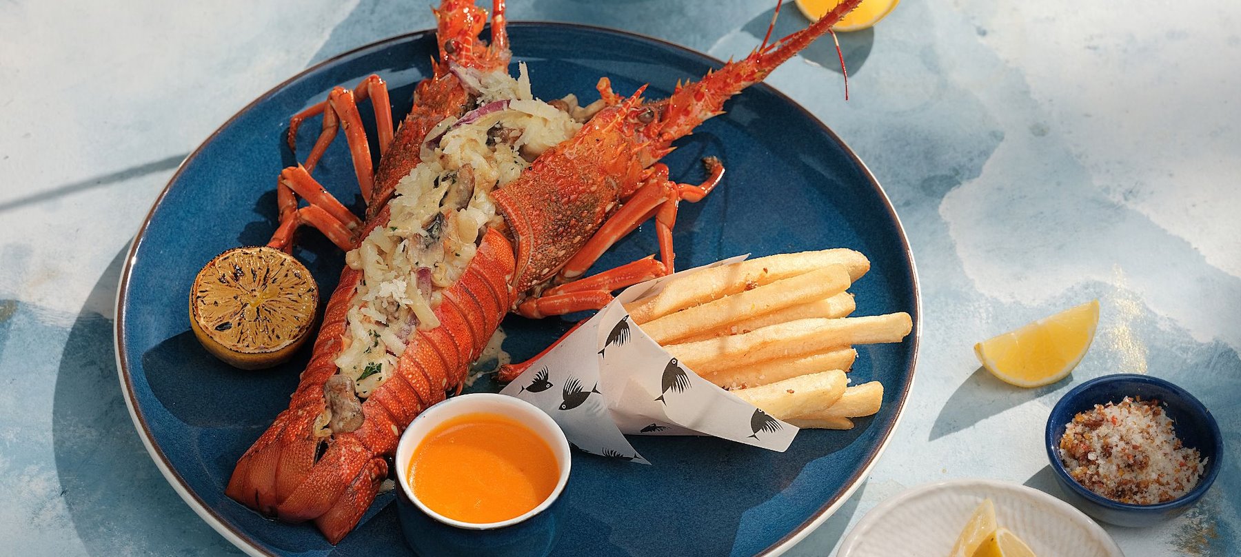 Seafood and lobster plates
