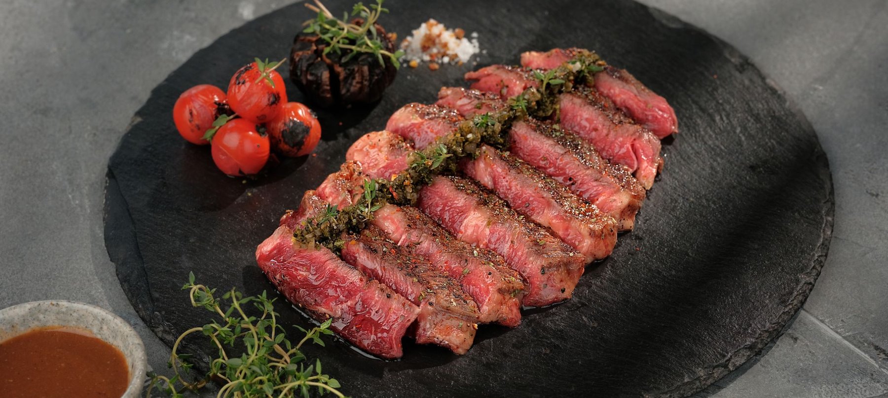 Land and sea grill dishes