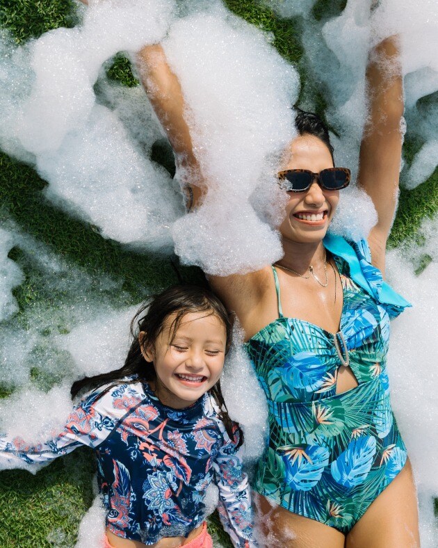 Roosterfish Beach Club — A daytime family moment