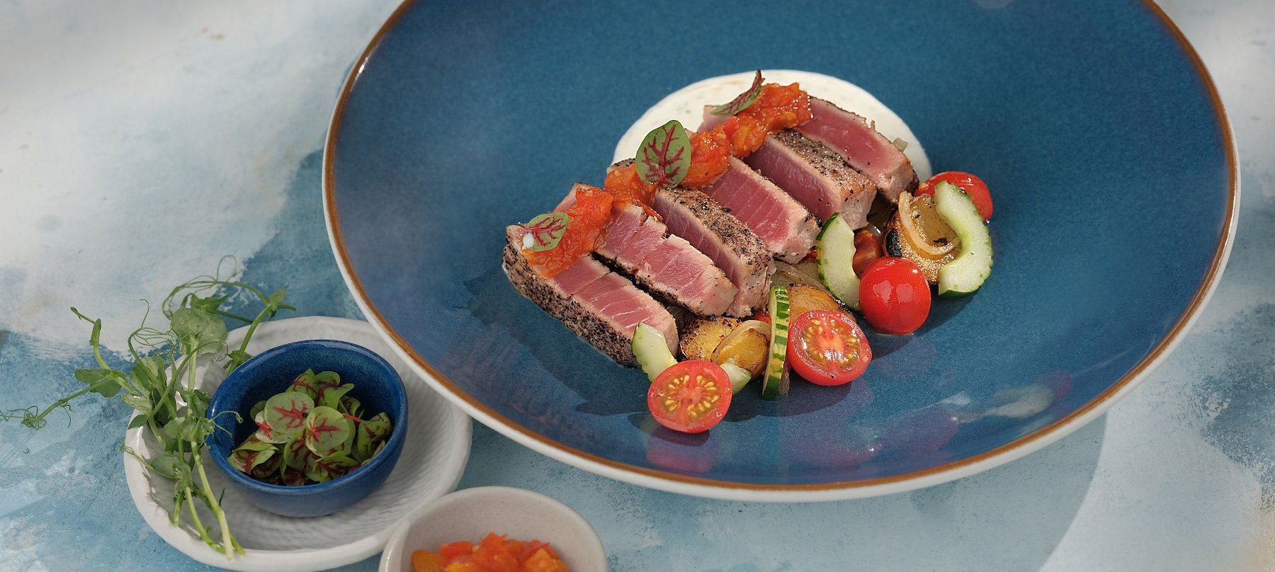 Plated dish