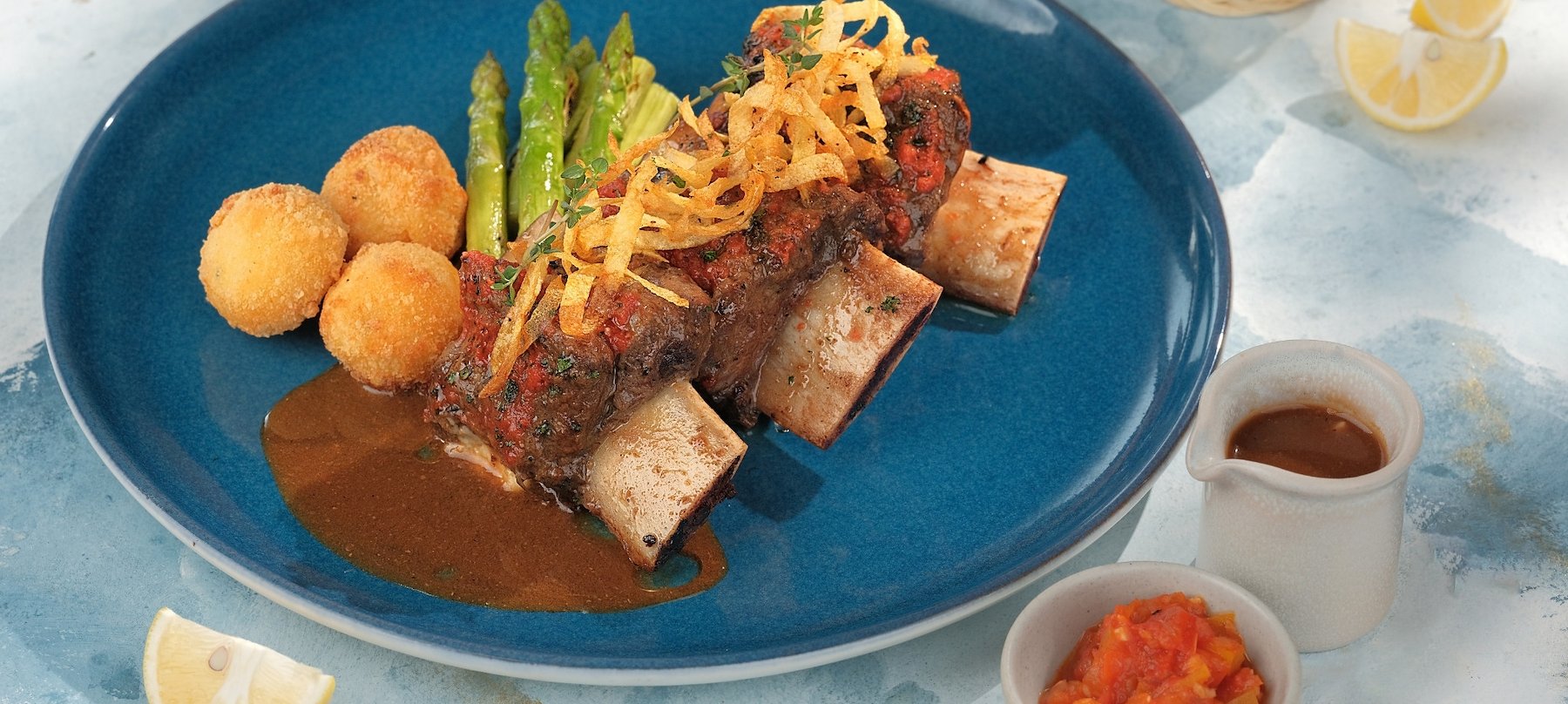 A plated dish