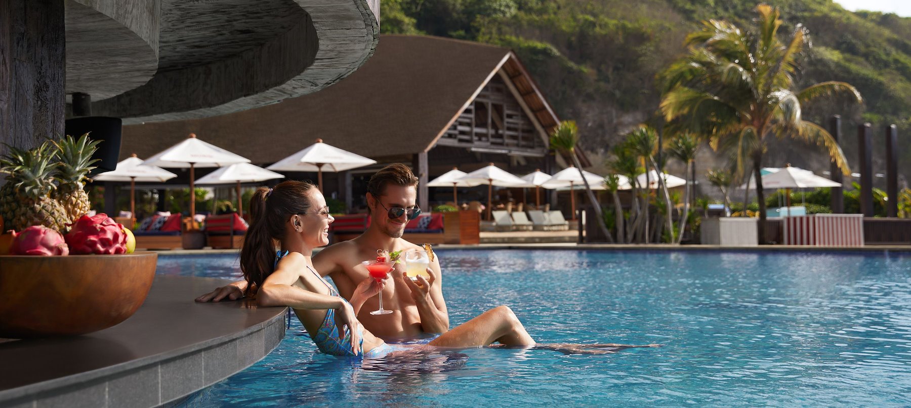 Pool and bar area at Roosterfish Beach Club