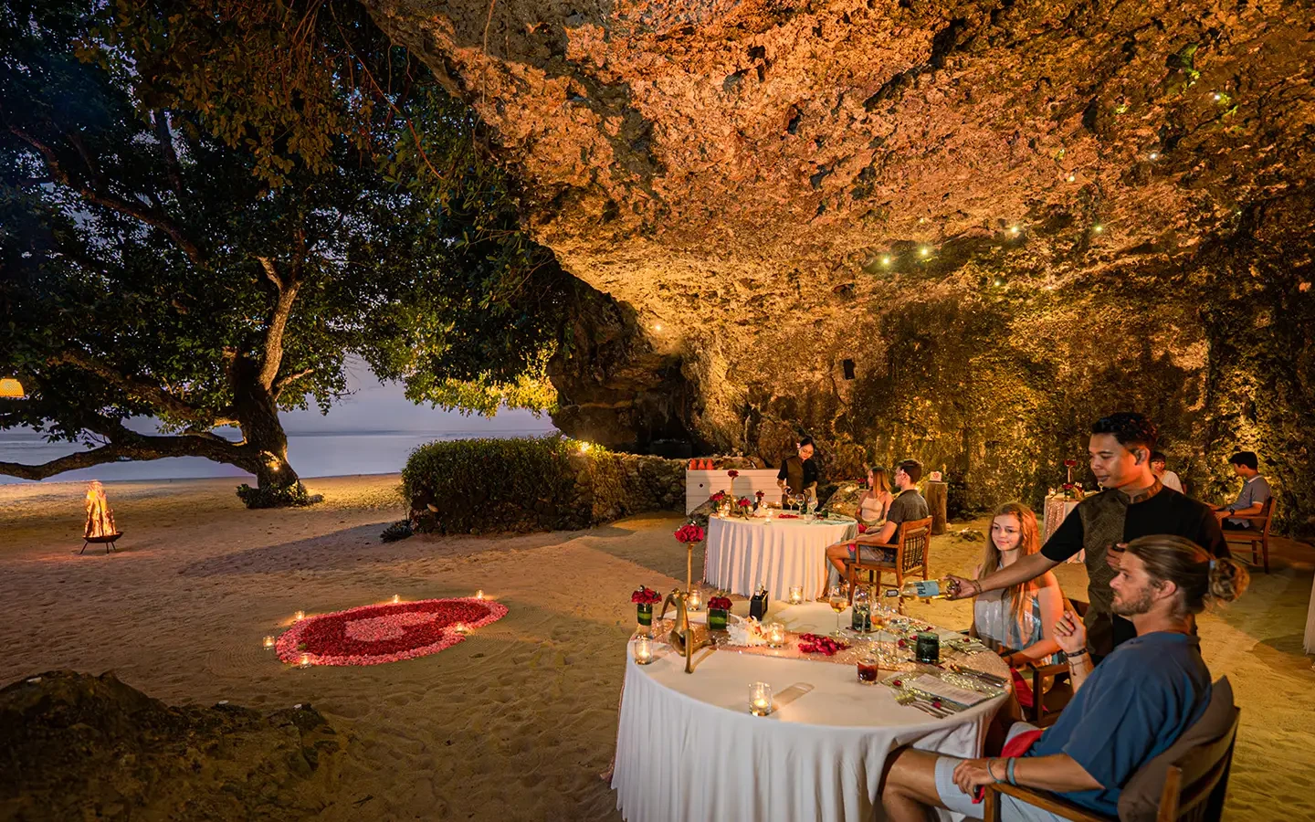 Beach Cave Dinner