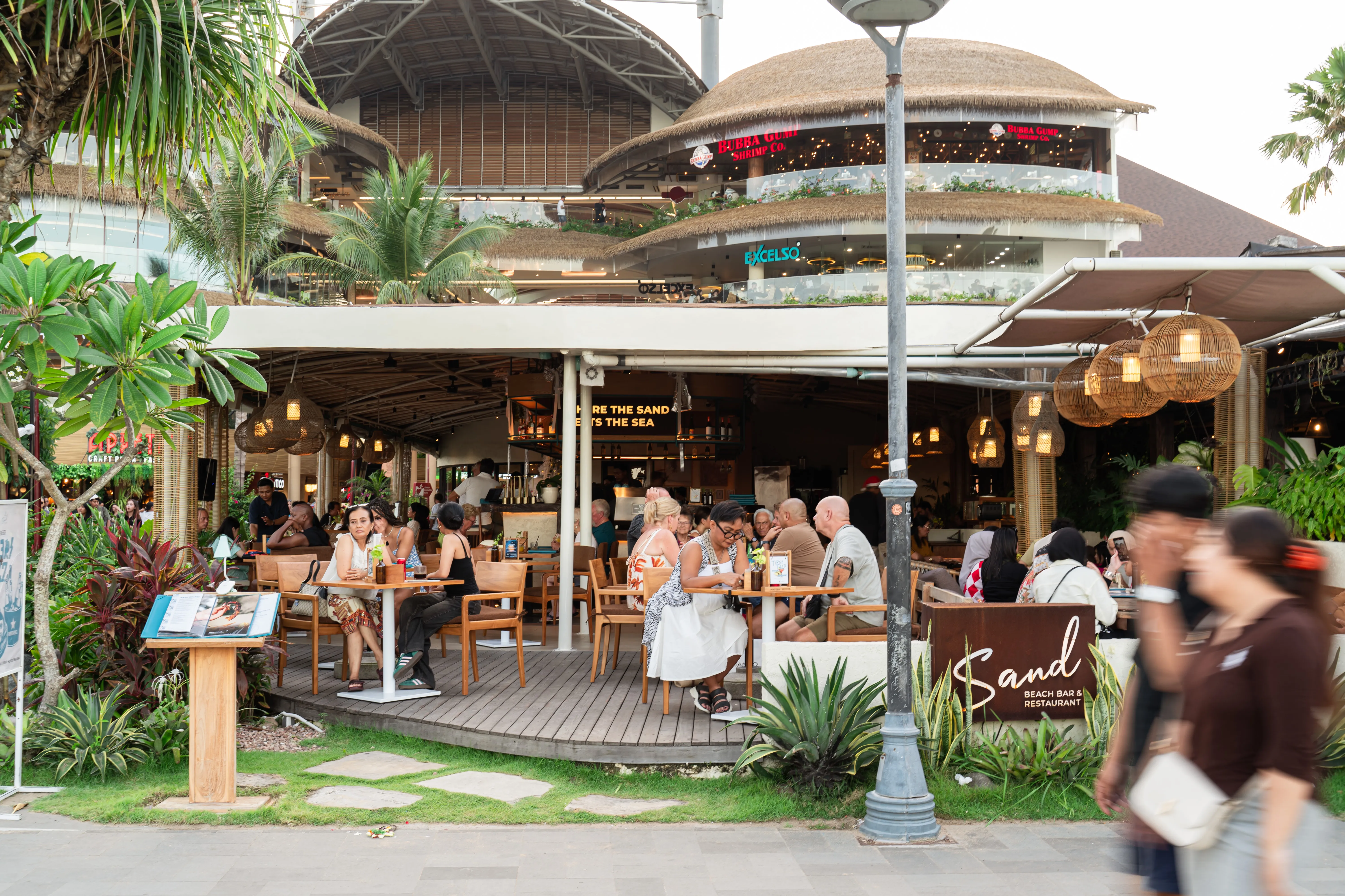 Sand Beach Bar & Restaurant — Beachfront restaurant facade