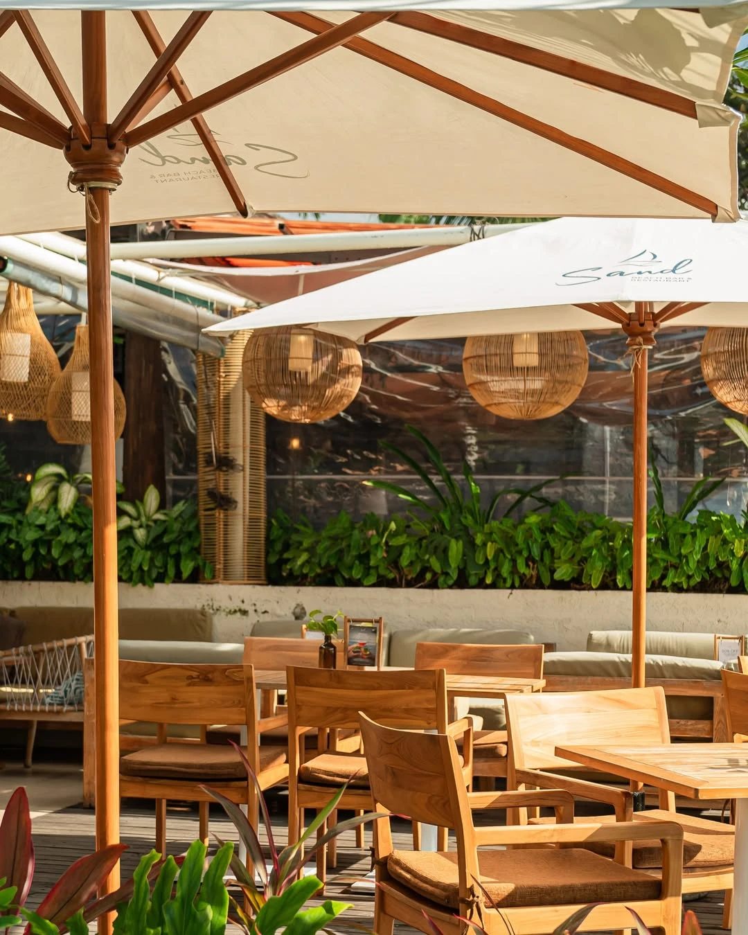 Terrace parasols