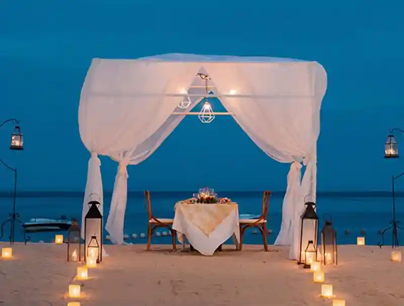 Romantic Dinner By The Sea