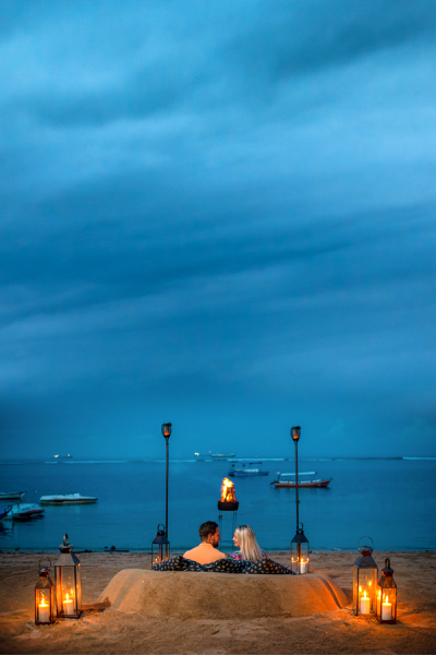 Dream Dinner By The Beach