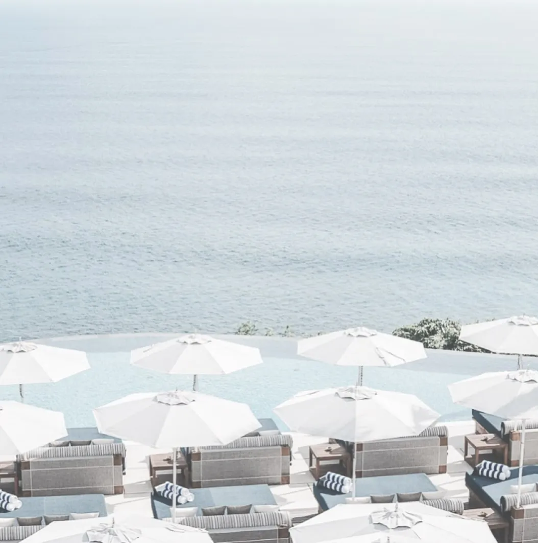 Savaya Bali — Daytime poolside and sea