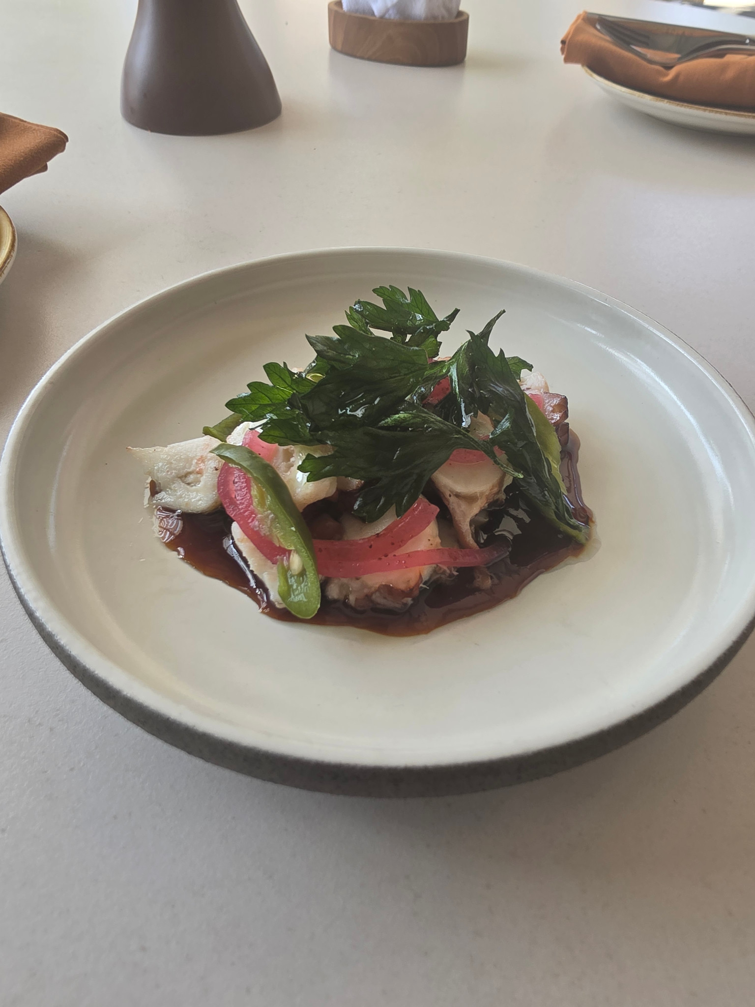 盛り付けた料理