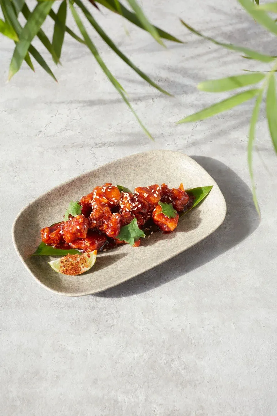 A plated dish