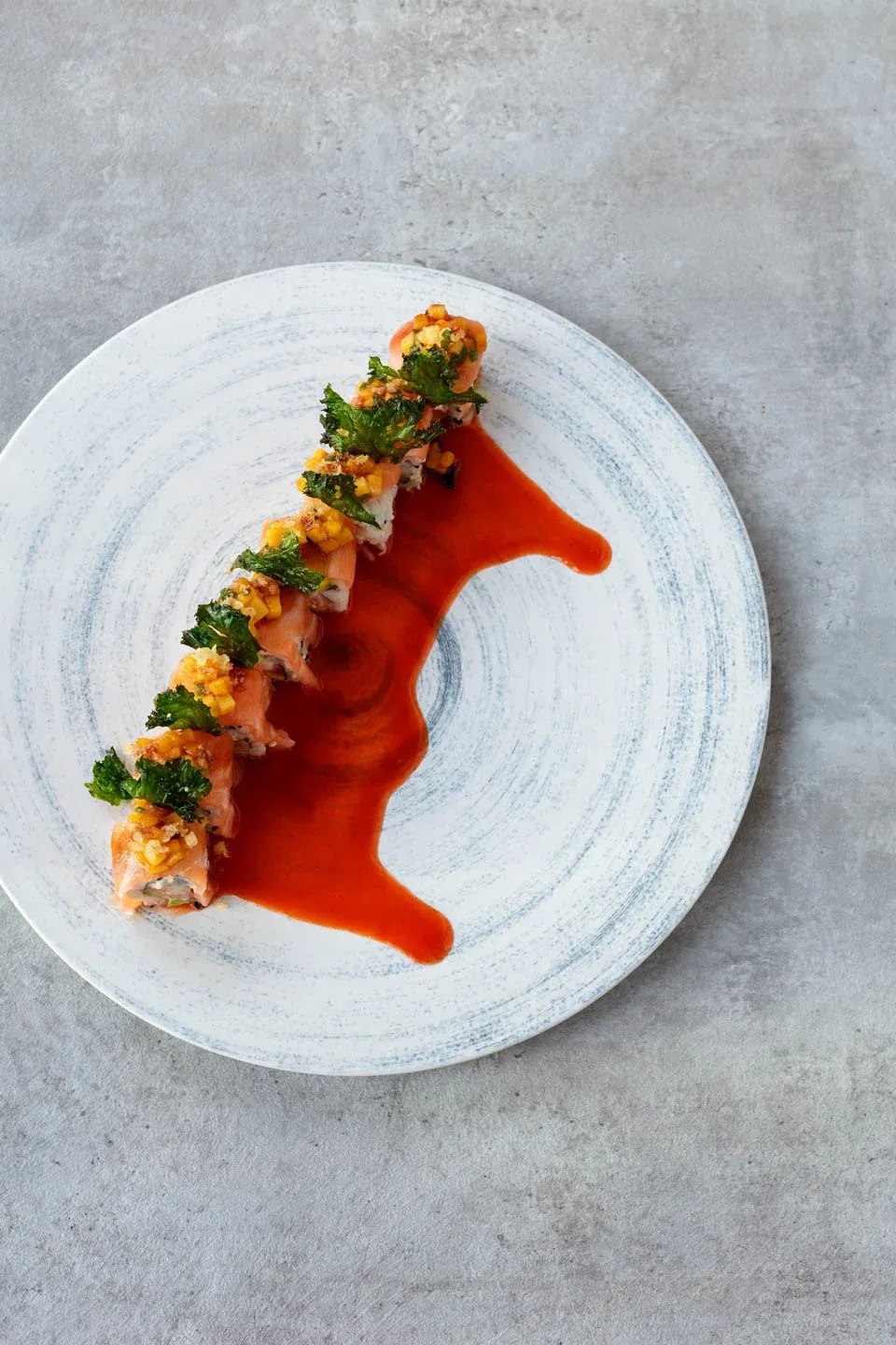 Plated dish