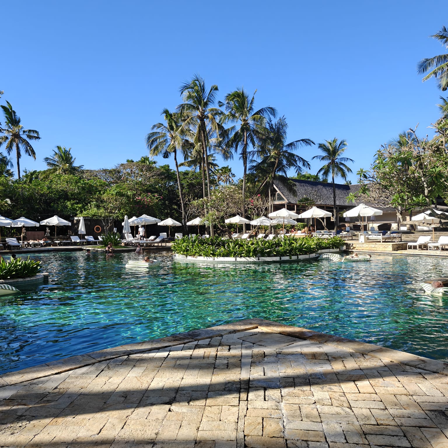 Pool overview at Suka Sunset Beach Club