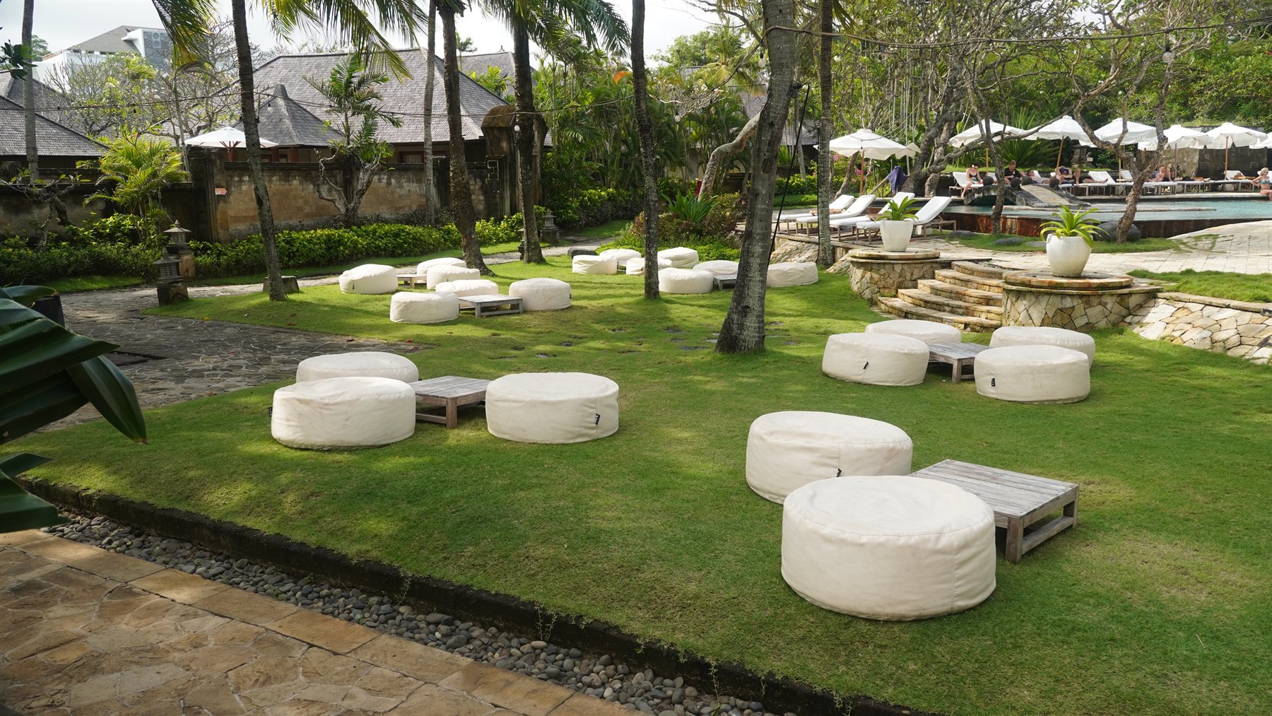 Pool / Beanbags by the Pool