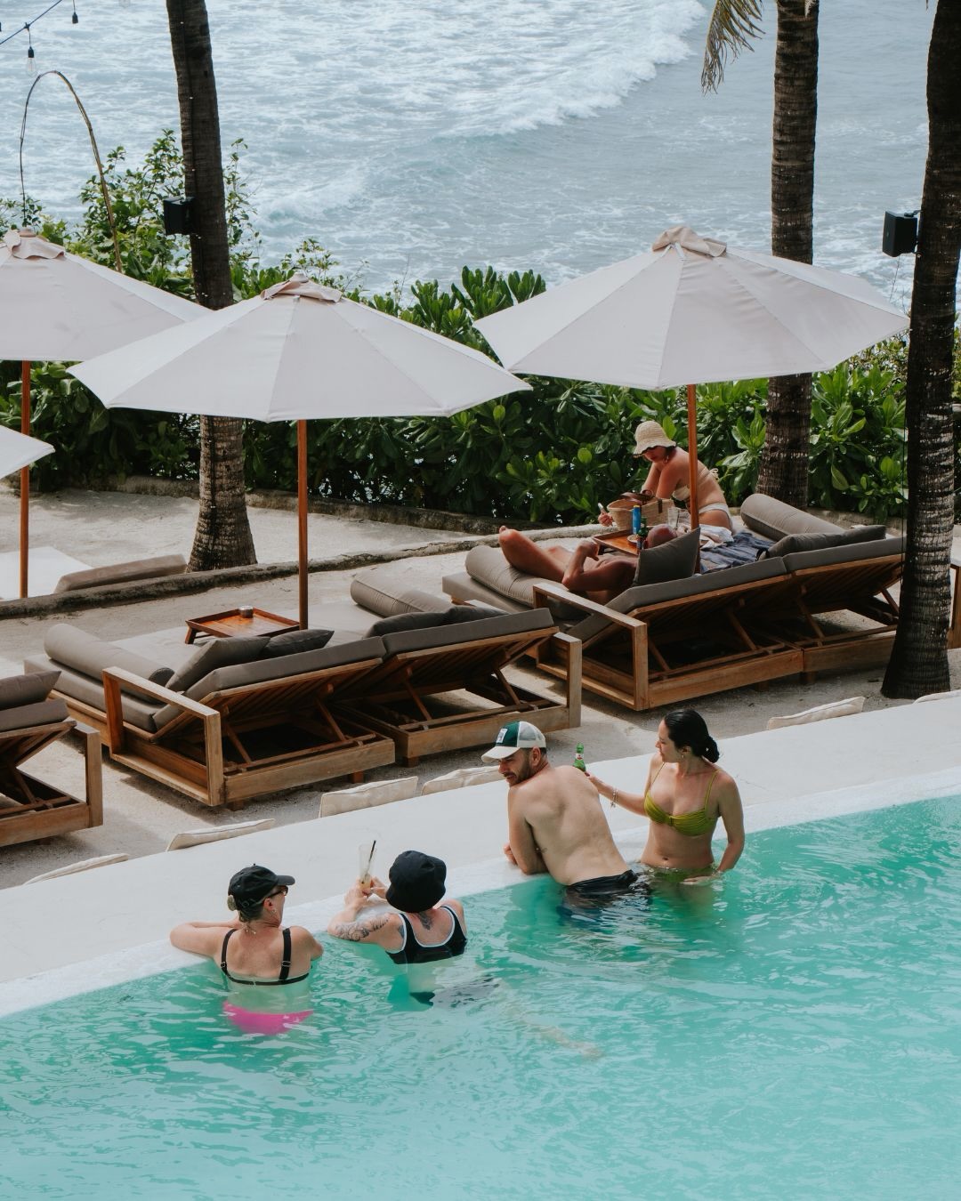 Suku Beach Club — Time in the seafront pool