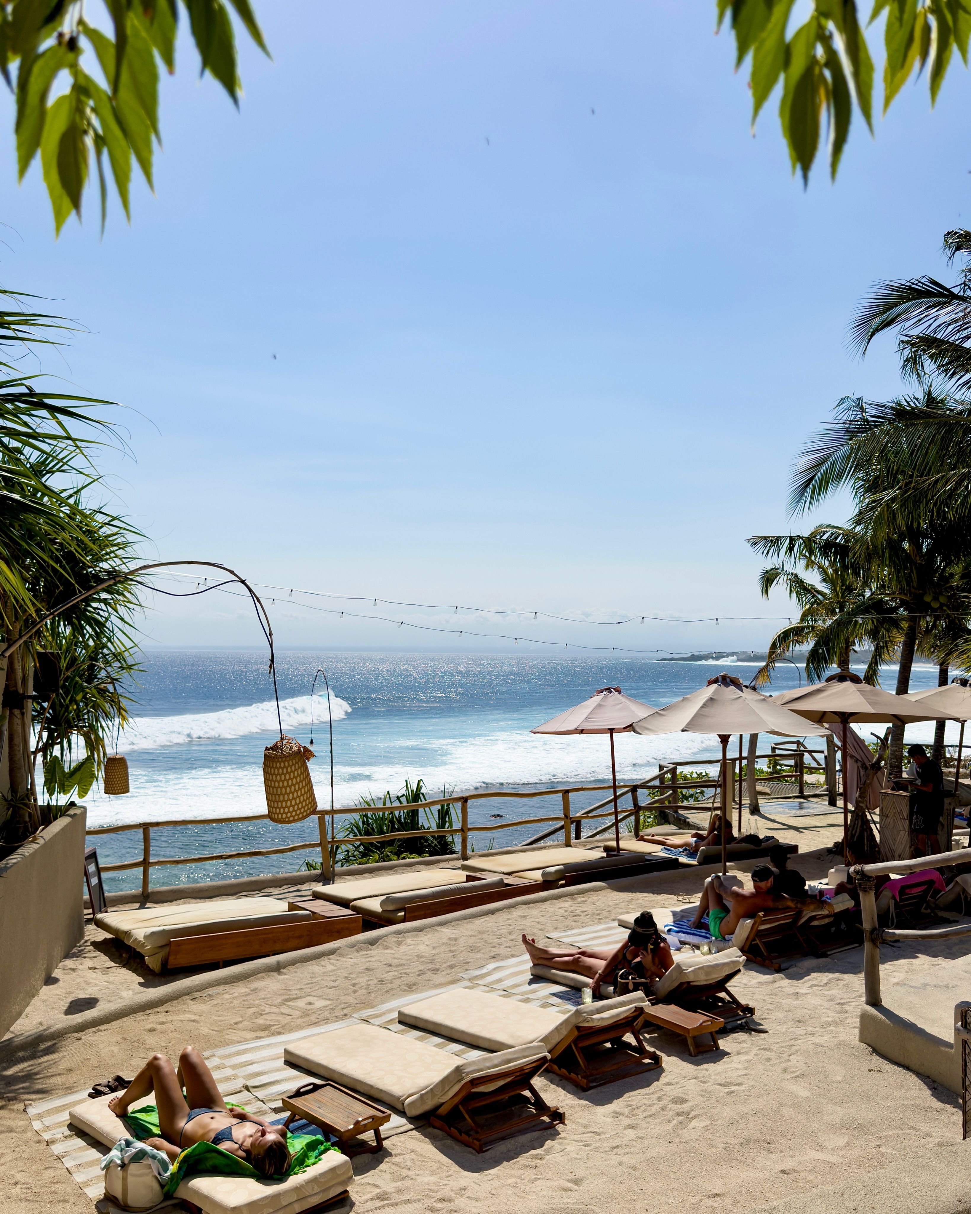 Suku Beach Club — Beach deck overlooking the sea