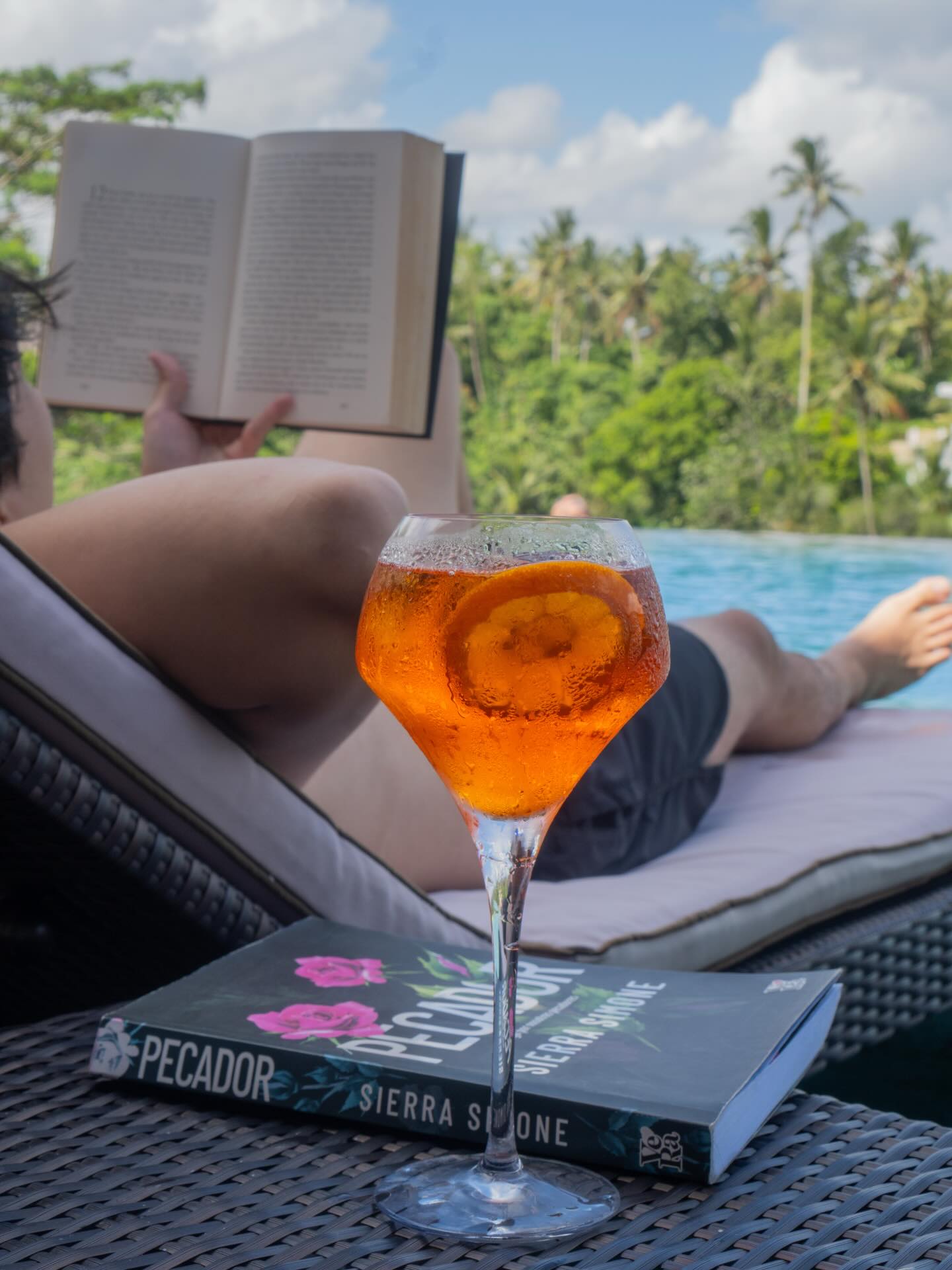 Daytime Reading beside the Pool