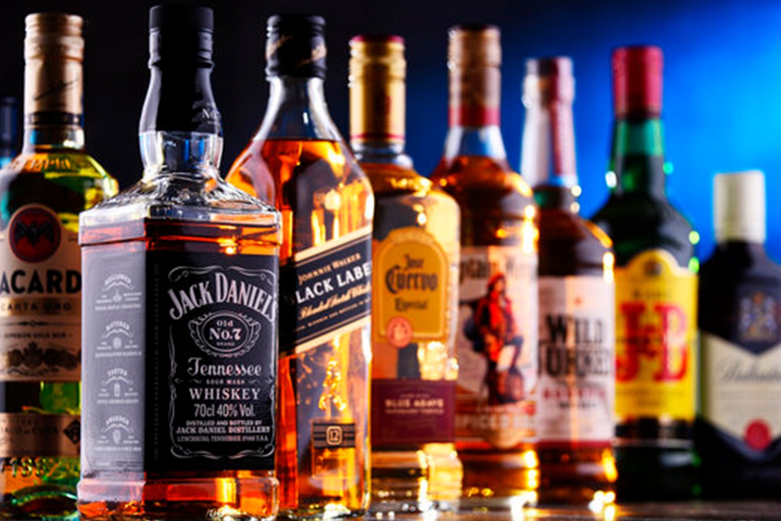 Drinks at the bar