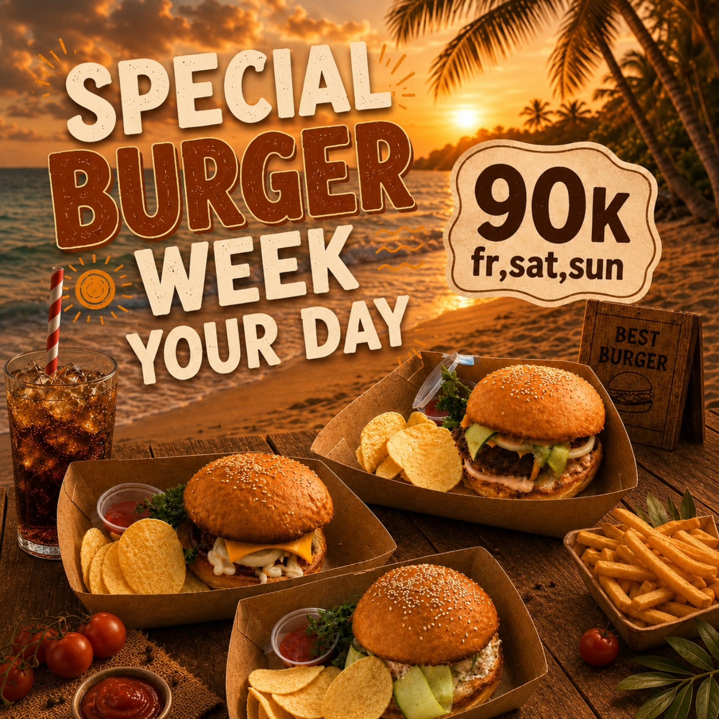 Burger Spesial Akhir Pekan