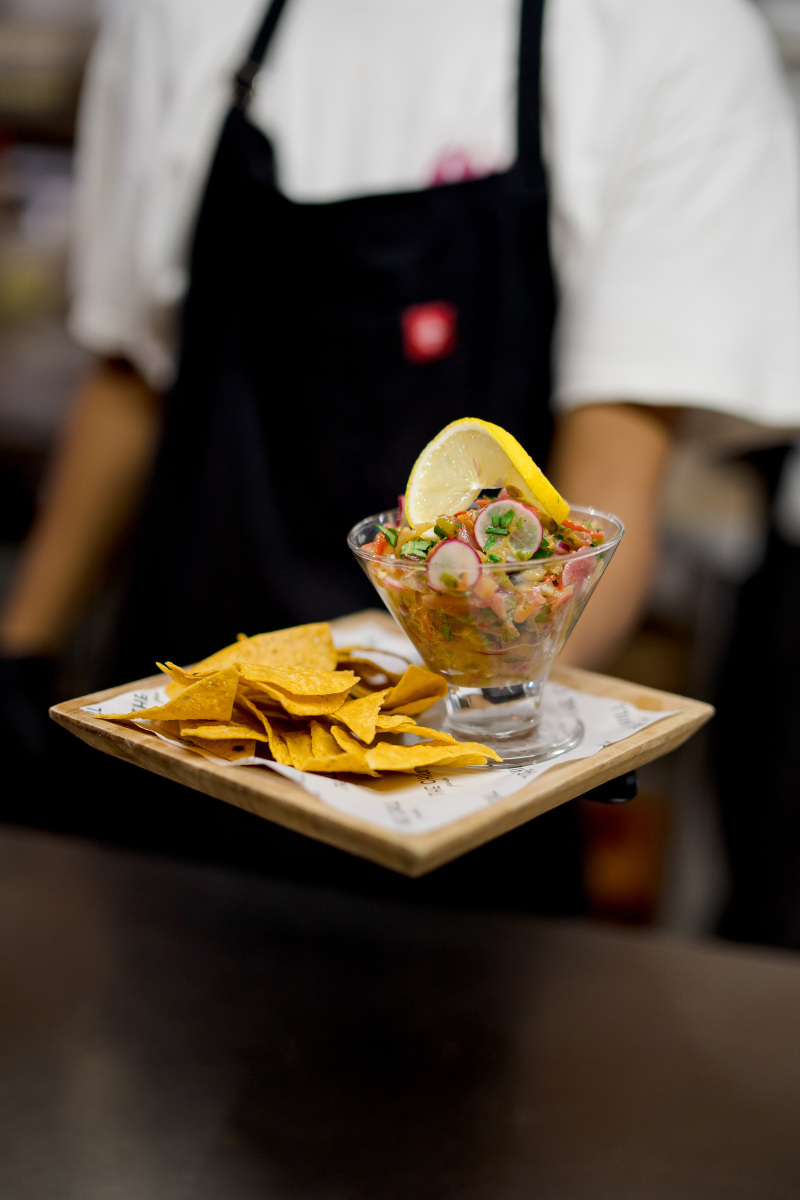 Tortilla dengan topping