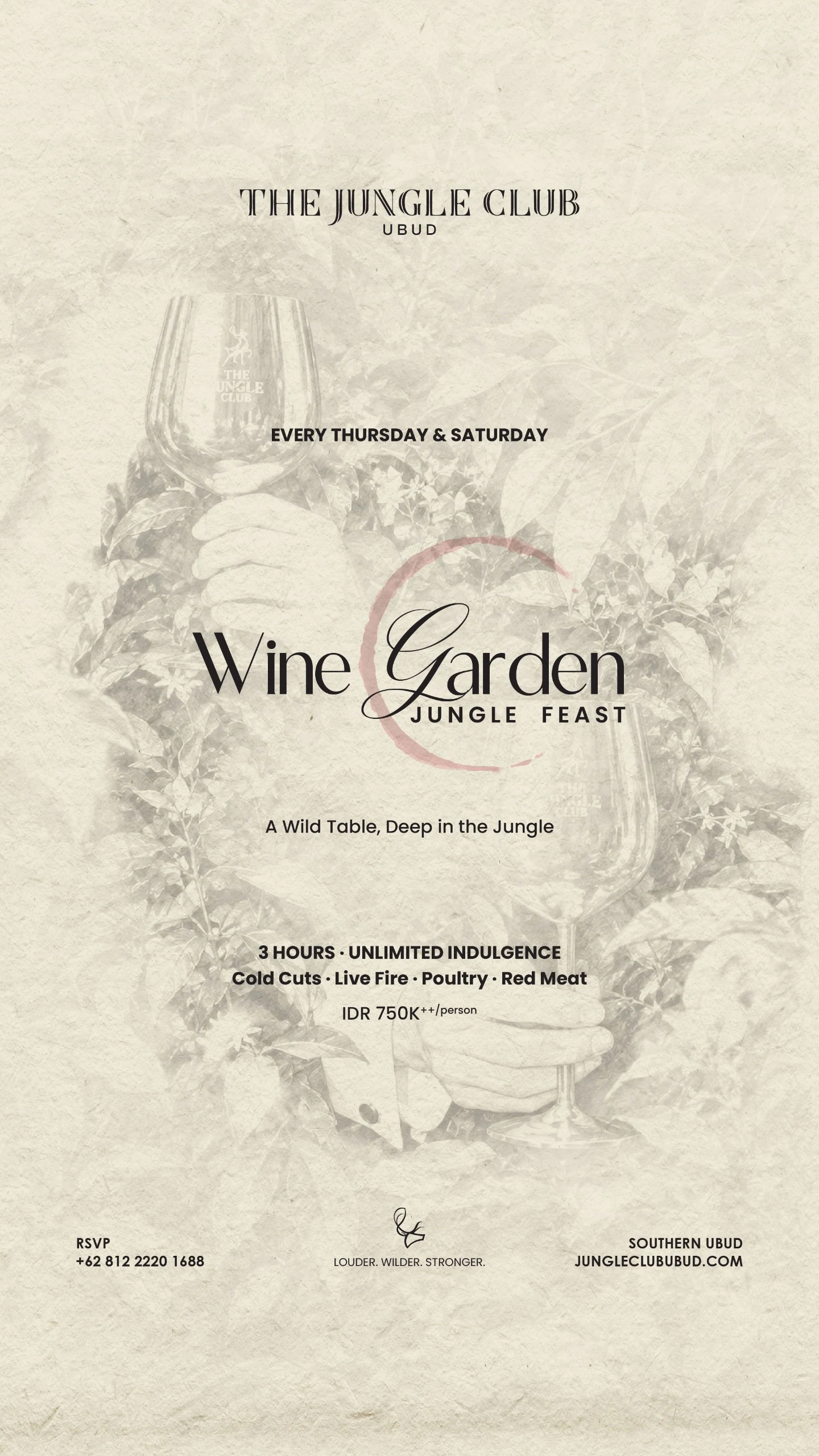 Wine Garden Jungle Feast