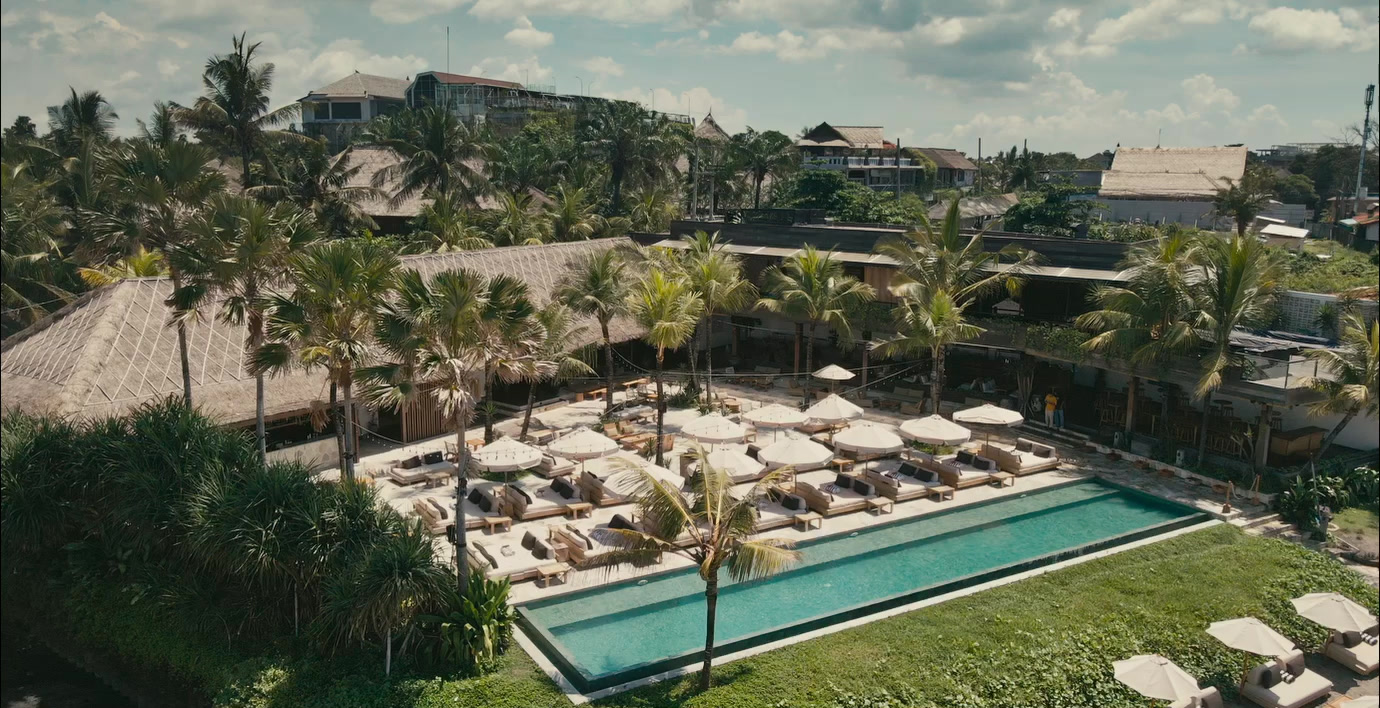 The Lawn Canggu — Seafront venue and pool overview