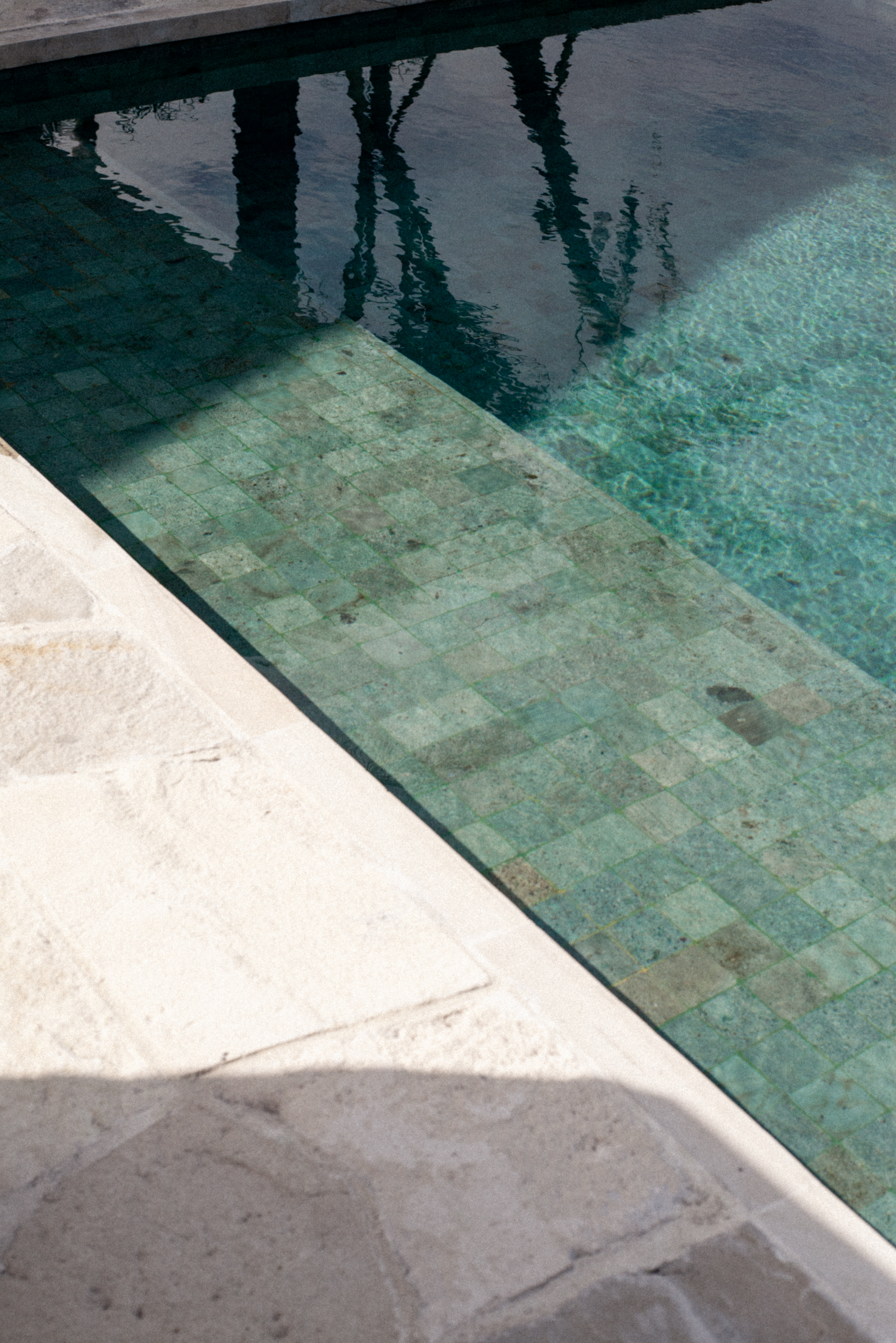 The Lawn Canggu pool water detail
