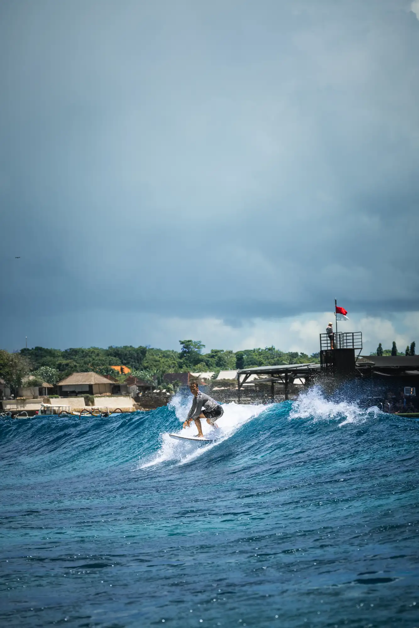 Surfing near Pontoon