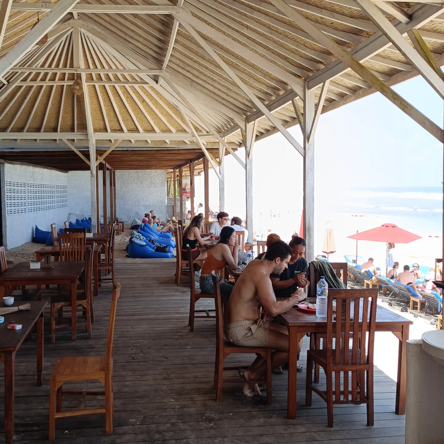 Dining Area Facing the Sea