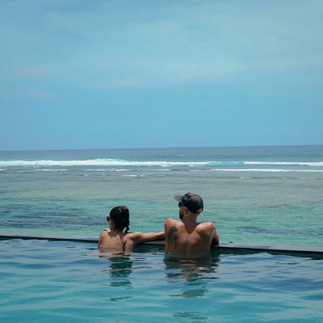 Timbis Beach Club — Time in the ocean-view pool