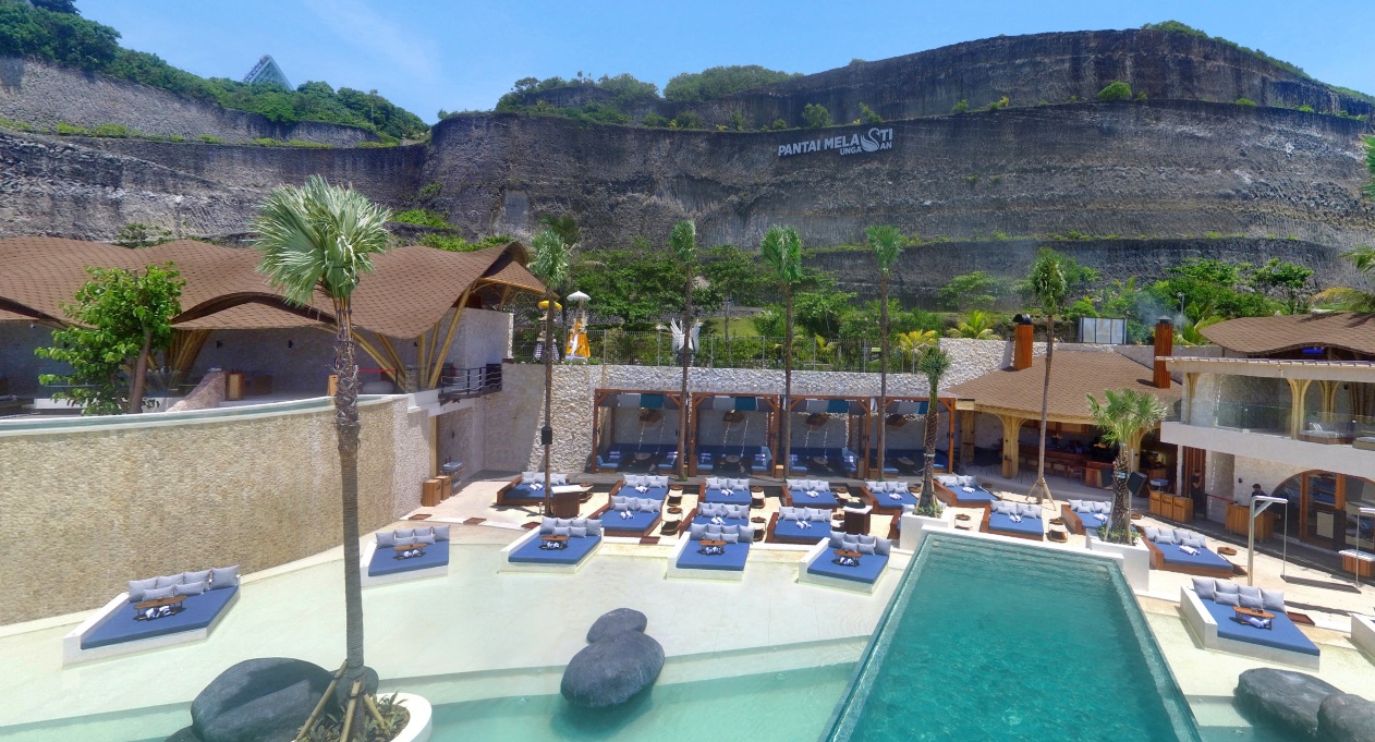 Tropical Temptation Beach Clubの写真に残したい会場風景。