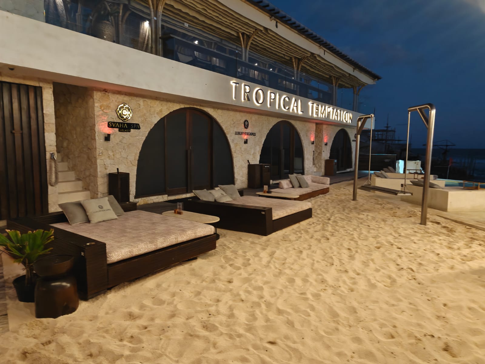 Tropical Temptation Beach Clubの写真に残したい会場風景。