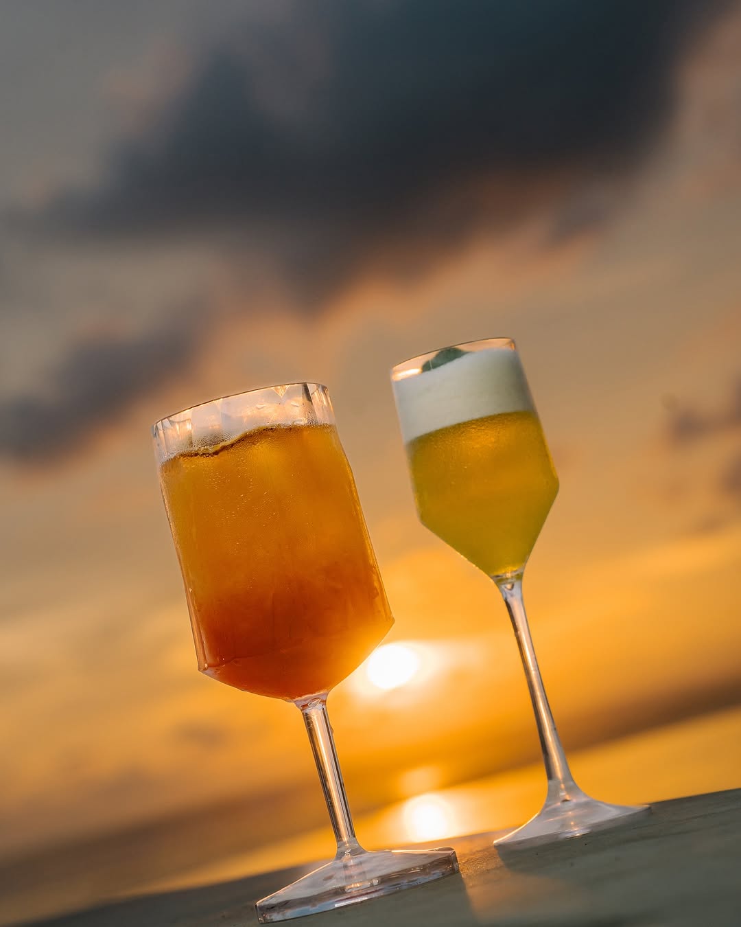 Drinks in the softer light