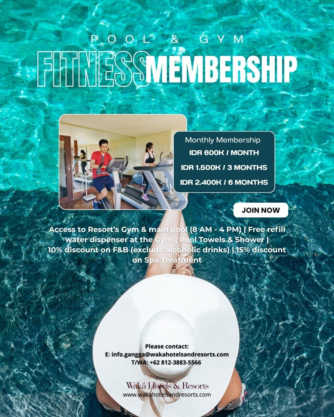 Fitness & pool membership