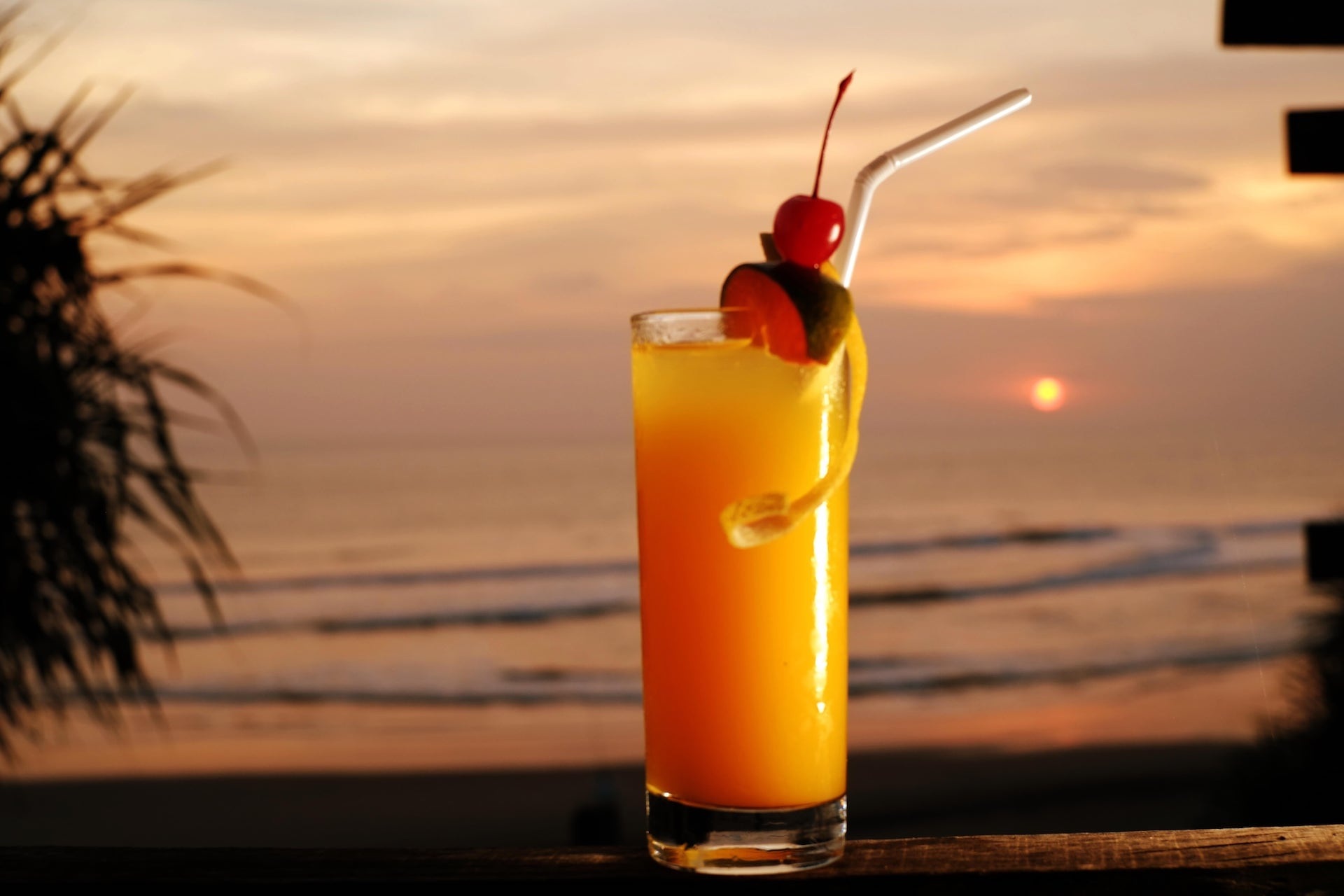 Sunset and drinks