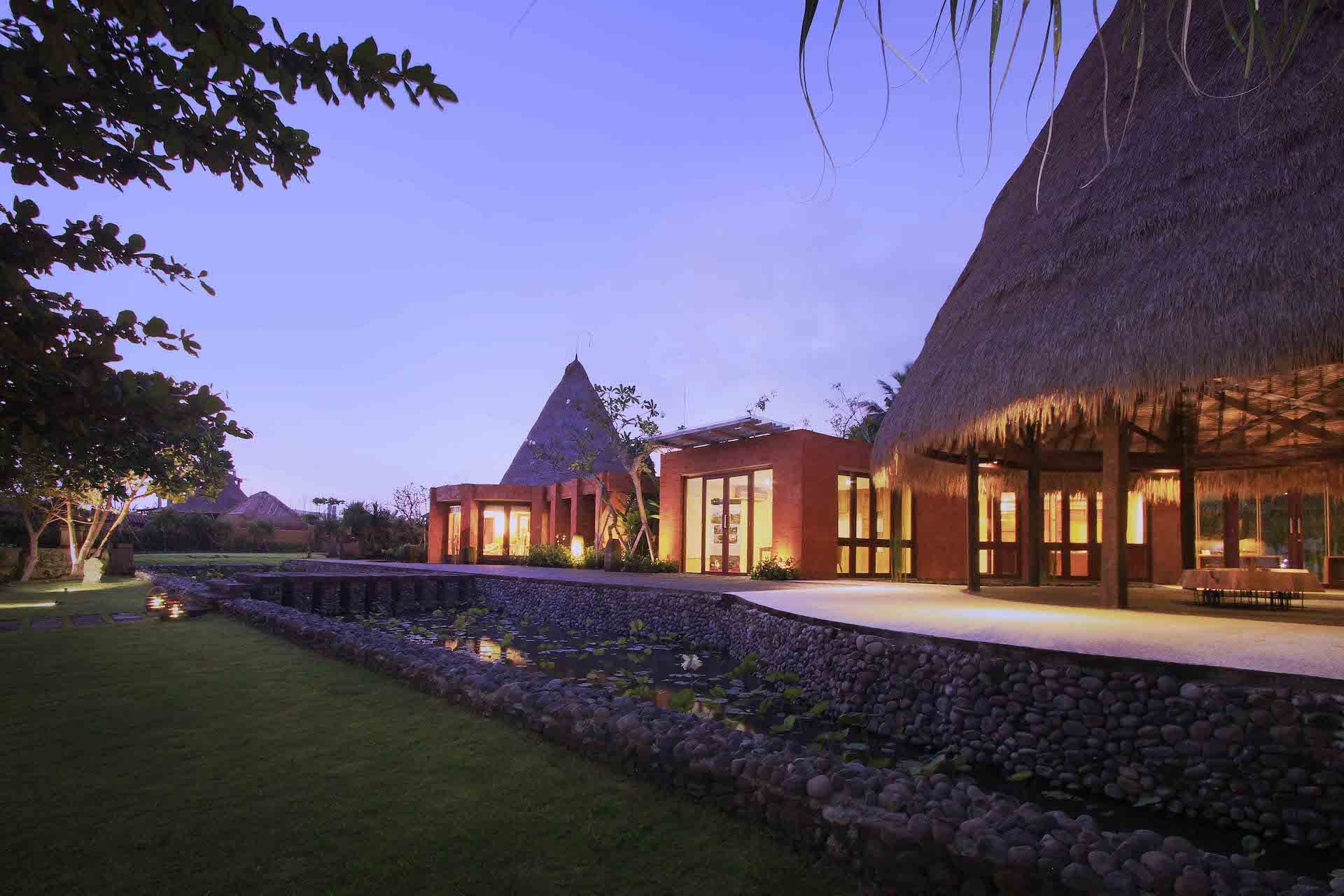 Resort in the evening