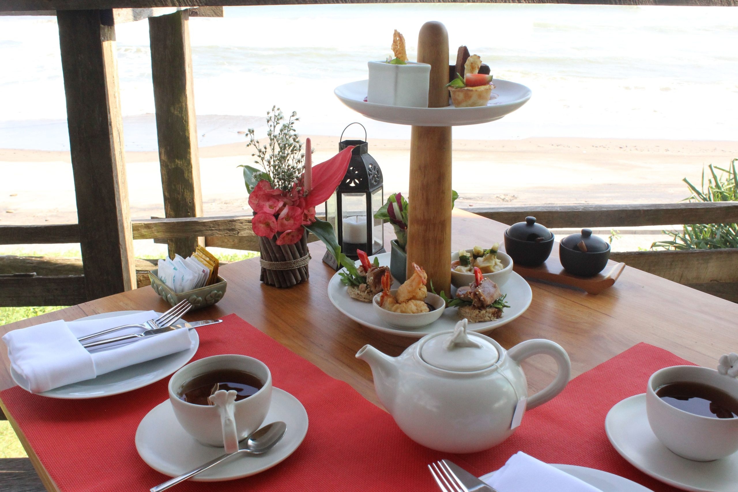 Afternoon tea setting