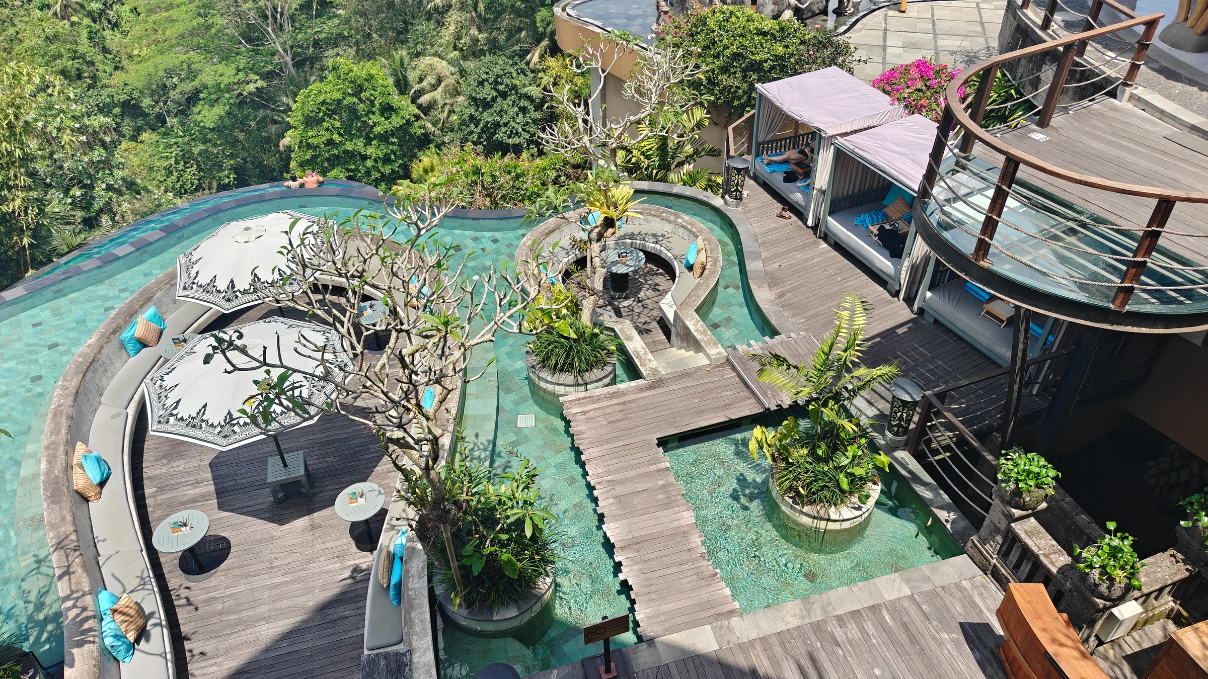 Wanna Jungle Pool & Bar — Pools and pods from above