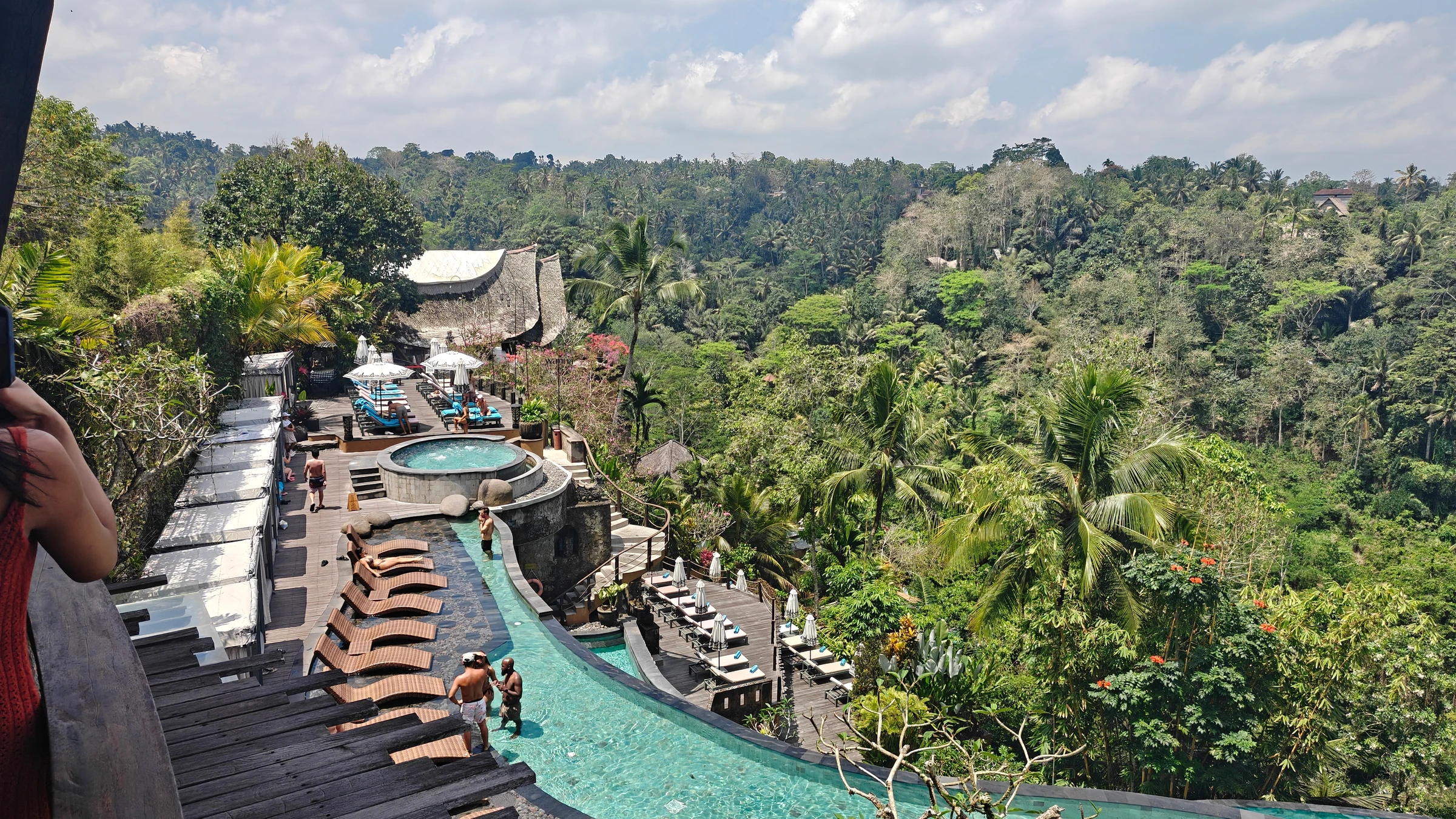 Wanna Jungle Pool & Bar — Afternoon pool and forest