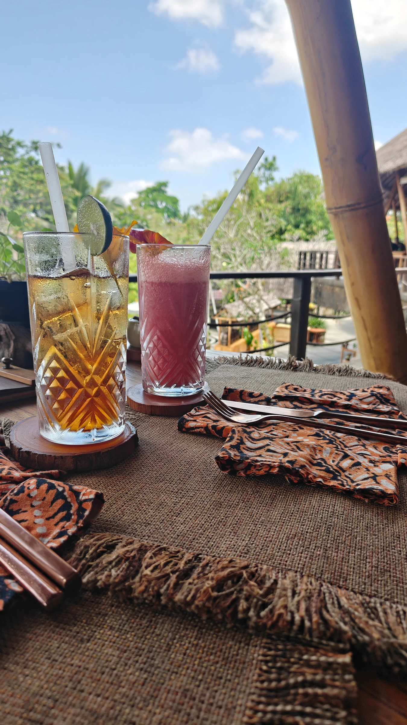 Drinks with a view