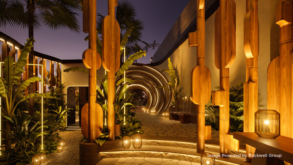 Pemandangan venue yang fotogenik di Zumana Beach Club.