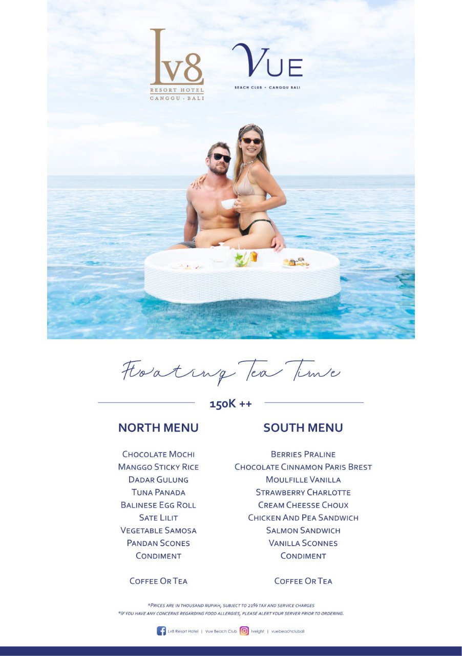 VUE Beach Club tea time and dessert