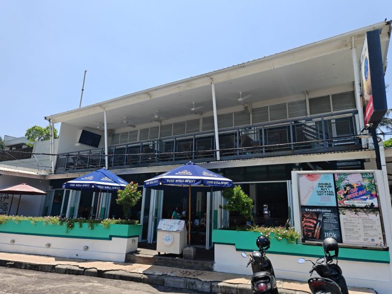 Pavilion Surf Club entrance on Double Six Legian