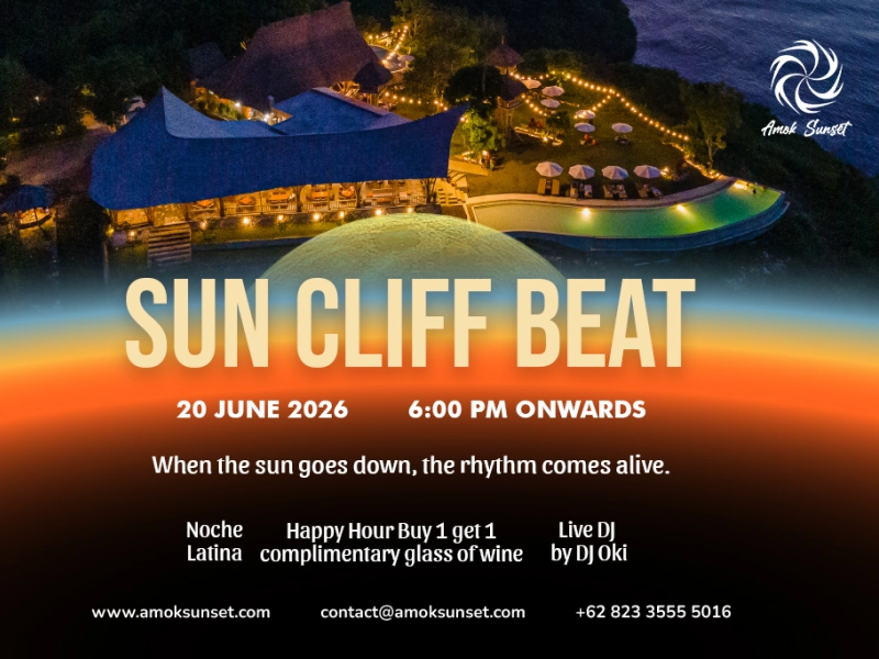 Amok Sunset Sun Cliff Beat